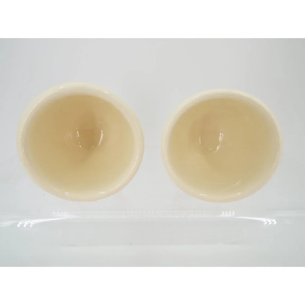 Pair of Le Comptoir De Famille France Le Petit De'Jeuner Egg Cups - Picture 5 of 9